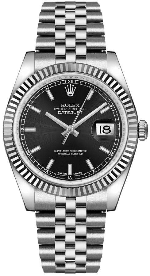 Rolex Datejust 36 Black Dial Watch 116234