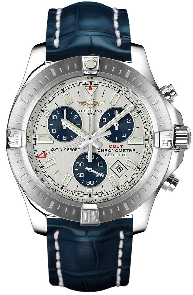 Breitling Colt Chronograph Stratus Silver Dial Men's Watch A7338811/G790-731P