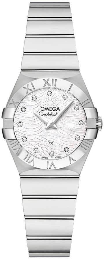 Omega Constellation 24mm Steel Women's Watch 123.10.24.60.55.004