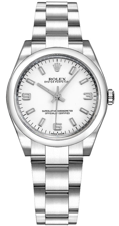 Rolex Oyster Perpetual 31 White Dial Automatic Watch 177200