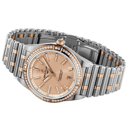 Breitling Chronomat Automatic 36 Diamond Bezel Women's Watch U10380591K1U1