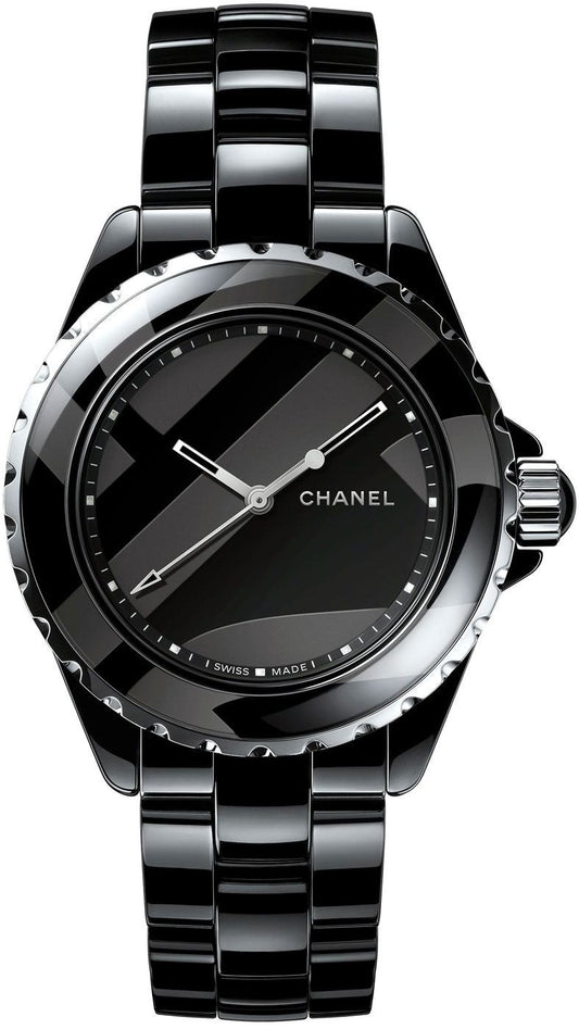 Chanel J12 Automatic 38mm Black Ceramic Women's Watch H5581