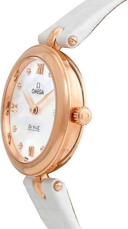 Omega De Ville Prestige Solid Gold Women's Watch 424.53.27.60.55.002