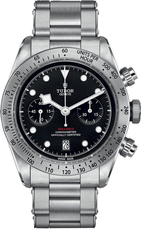 Tudor Heritage Black Bay Chrono Men's Watch M79350-0004