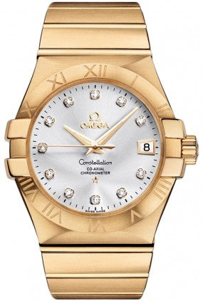 Omega Constellation Yellow Gold Men's Watch 123.50.35.20.52.002