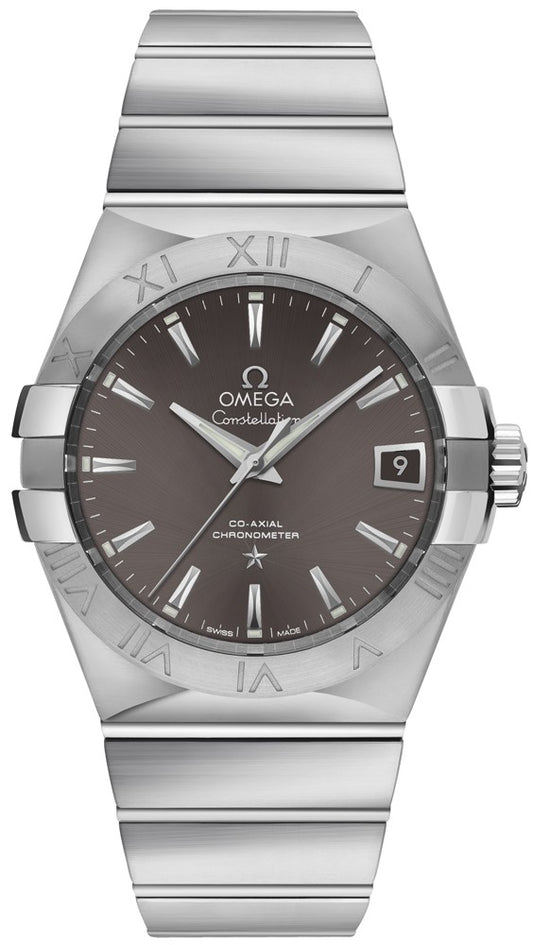 Omega Constellation Co-Axial 38mm Grey Dial Men's Watch 123.10.38.21.06.001