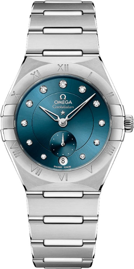 Omega Constellation Small Seconds Diamonds Women's Watch 131.10.34.20.53.001