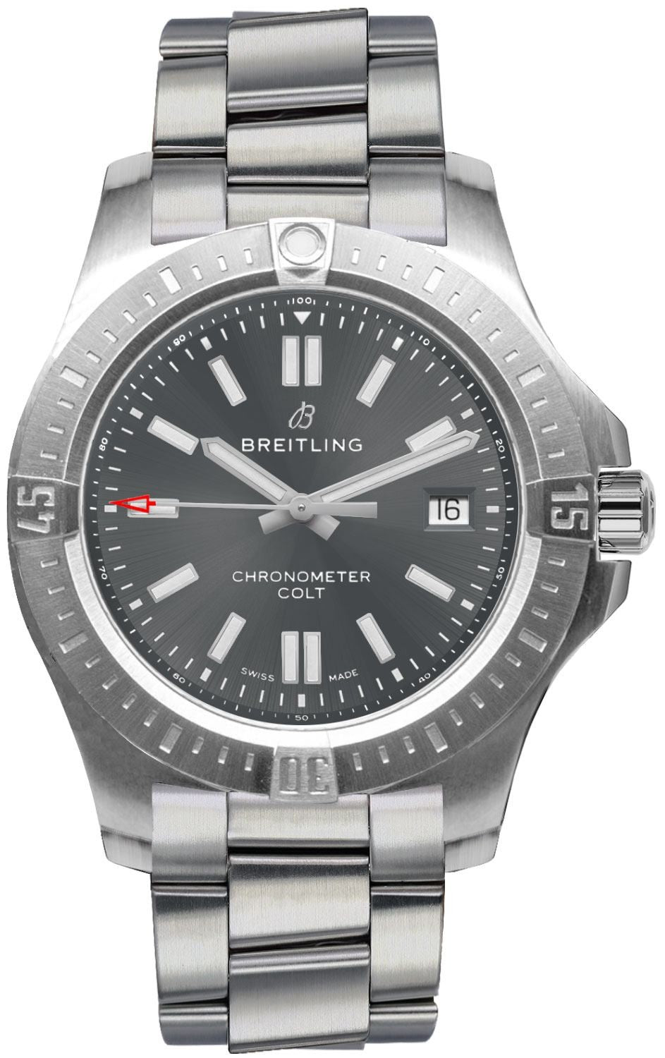 Breitling Chronomat Colt Automatic Grey Dial Men's Watch 41 A17313101F1A1