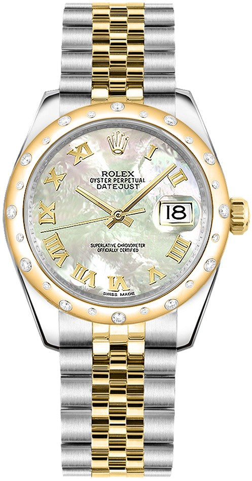 Rolex Datejust 31 Mother of Pearl Roman Numeral Watch 178343-0015