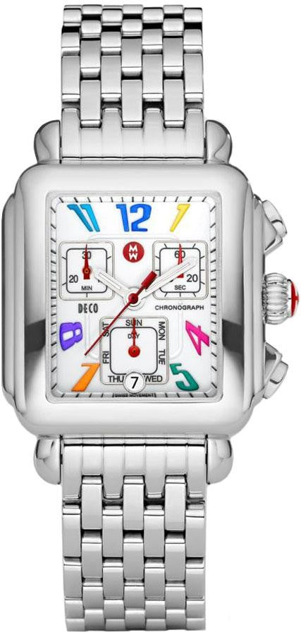 Michele Deco Carousel White Dial Women's Watch MWW06P000018