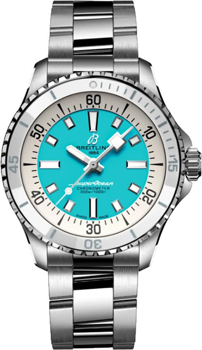 Breitling Superocean Automatic 36 Blue Dial Unisex Watch A17377211C1A1