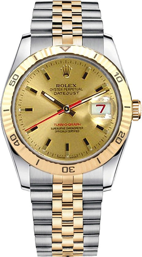 Rolex Datejust 36 Yellow Gold & Steel Watch 116263