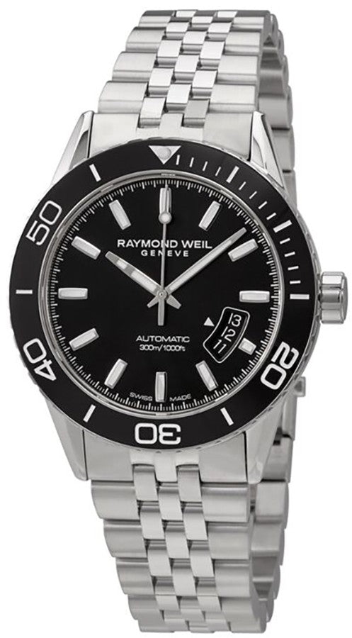 Raymond Weil Freelancer Black Ceramic Bezel Men's Watch 2760-ST1-20001