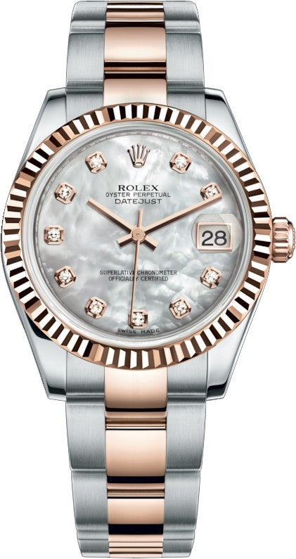 Rolex Datejust 31 Mother of Pearl Dial Watch 178271-0058