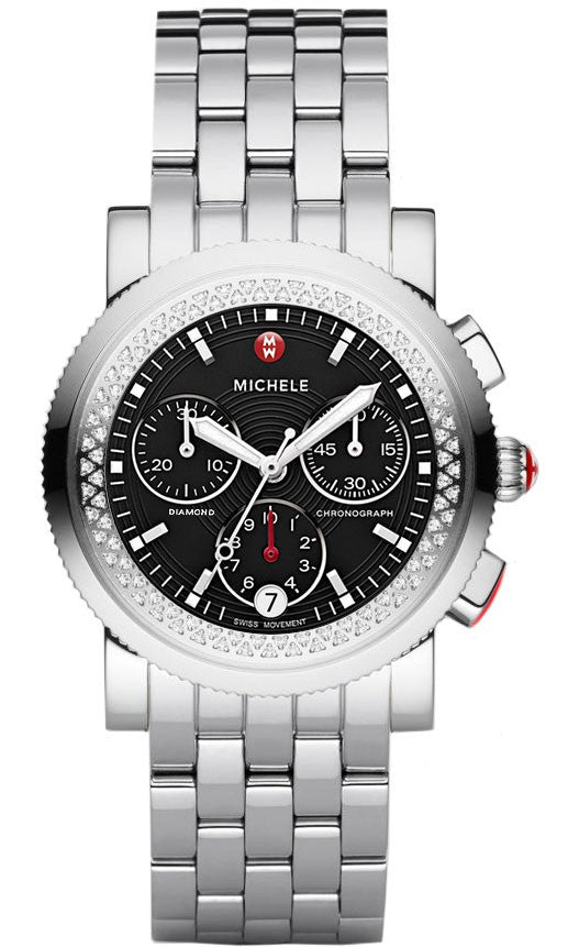 Michele Sport Collection Sport Sail Black Dial Women's Watch MWW01C000012