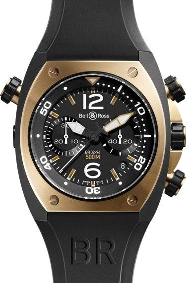 Bell & Ross Marine BR0294-CHR-BICOLOR