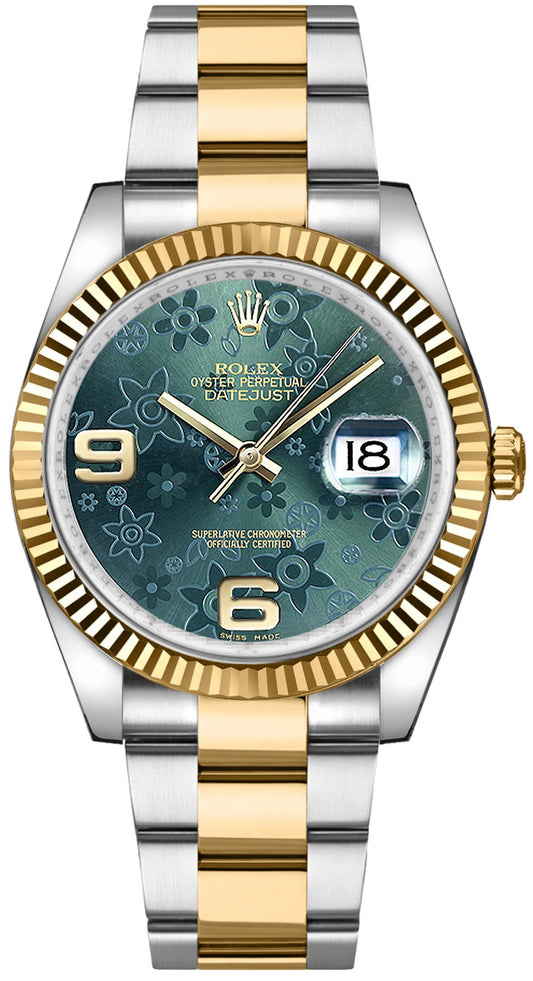 Rolex Datejust 36 Green Dial Watch 116233-0183