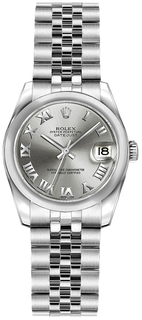 Rolex Lady-Datejust 26 Domed Bezel Jubilee Bracelet Women's Watch 179160-0036