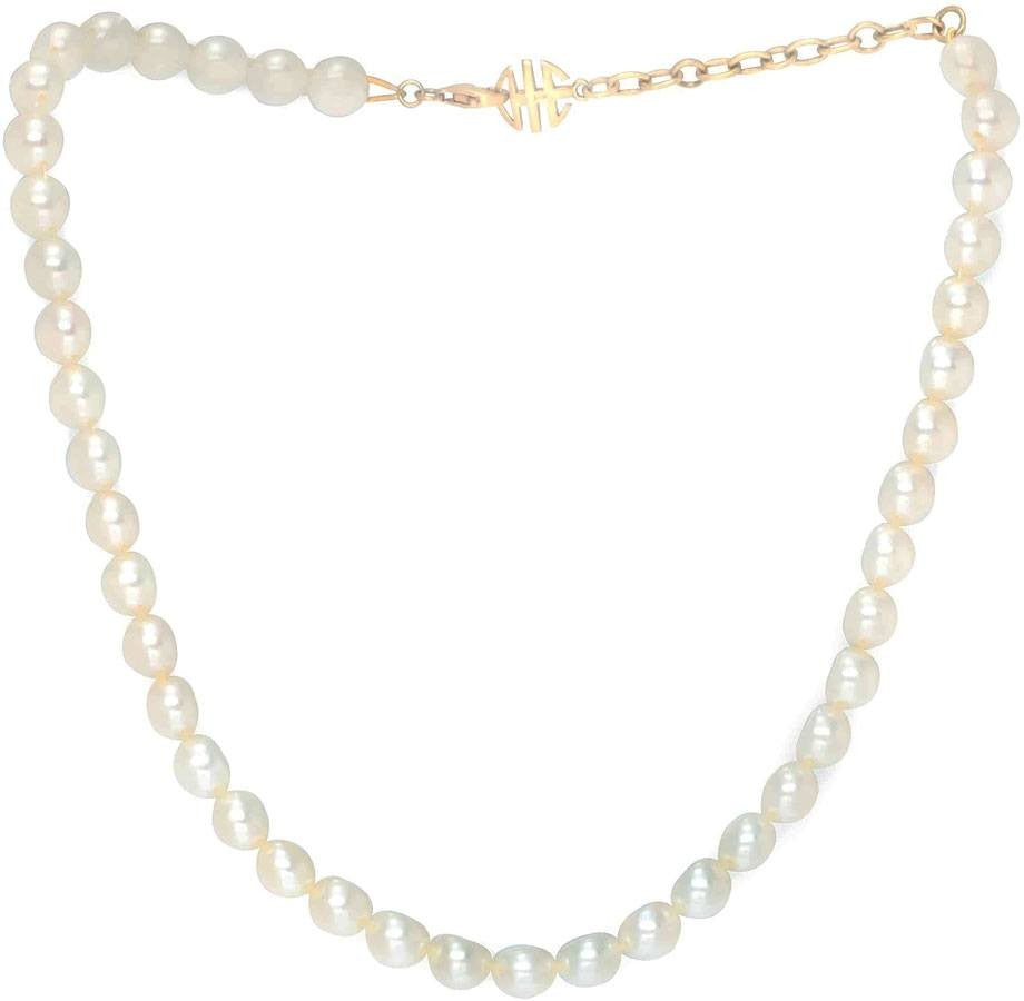 Mimi Milano Pearl 18k Yellow Gold Necklace C023A01-179