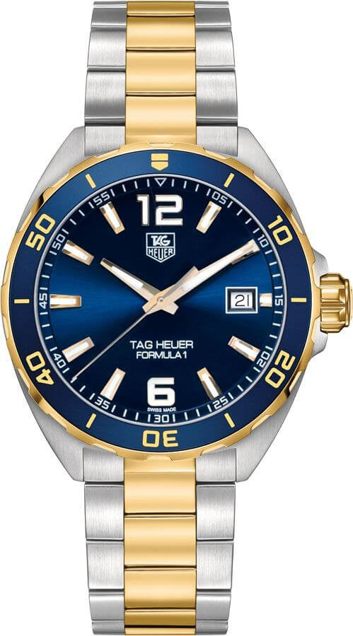 Tag Heuer Formula 1 Two-tone Blue Dial 41mm Men's Watch WAZ1120.BB0879