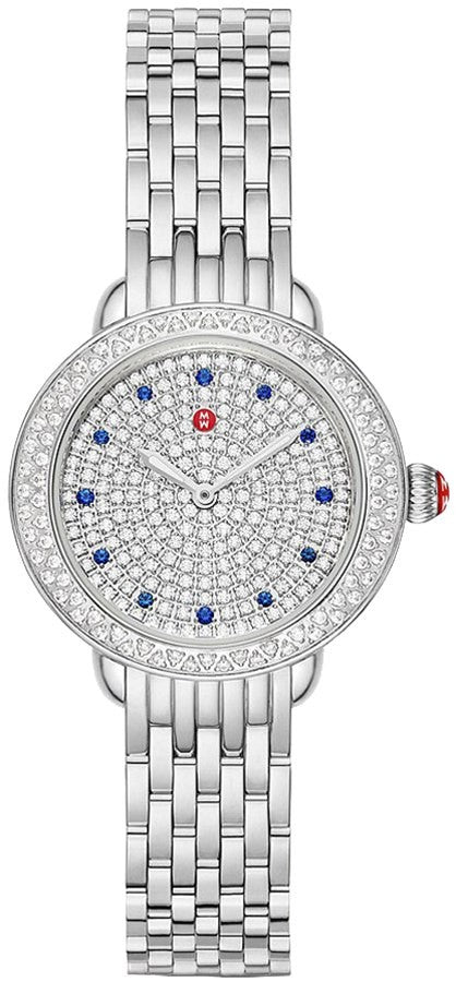 Michele Serein Stainless Steel Diamond Women's Watch MWW21E000028