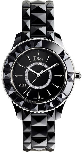 Christian Dior VIII Black Ceramic Women's Watch CD1231E0C002