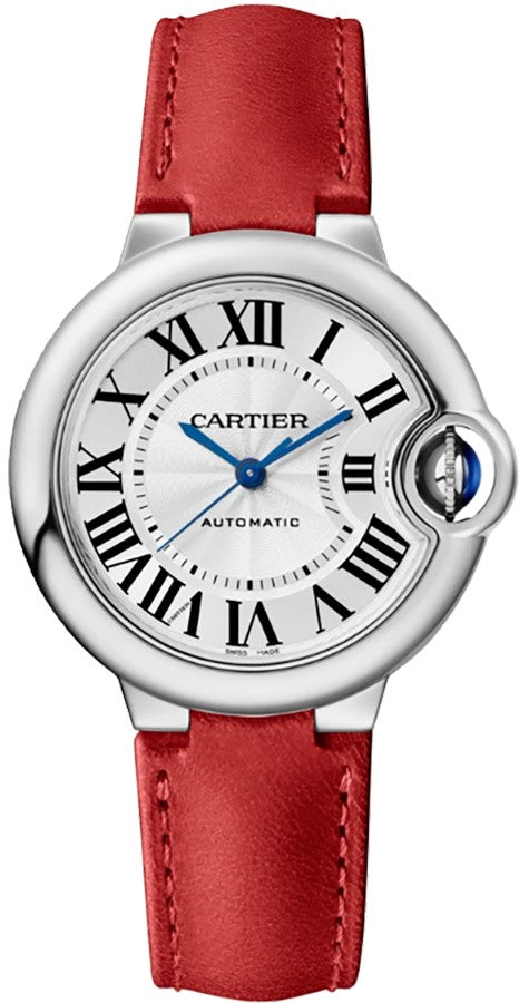 Cartier Ballon Bleu 33mm Stainless Steel Women's Watch WSBB0037