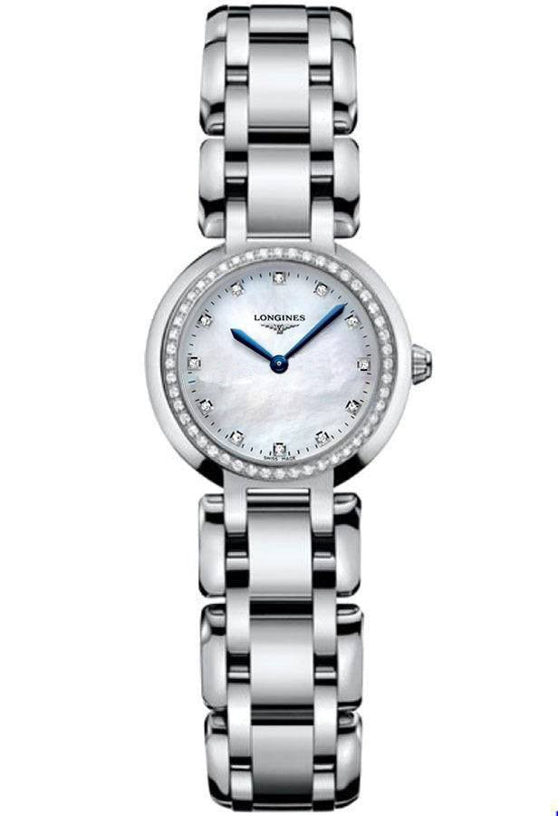 Longines PrimaLuna Pearl White Dial Diamonds Women's Watch L8.109.0.87.6