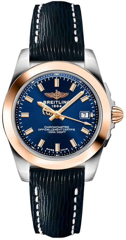 Breitling Galactic 32 Sleek Blue Dial Women's Watch C7133012/C952-210X