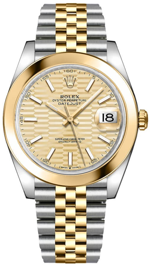 Rolex Datejust 41 Stainless Steel & Yellow Gold Men's Watch 126303-0022