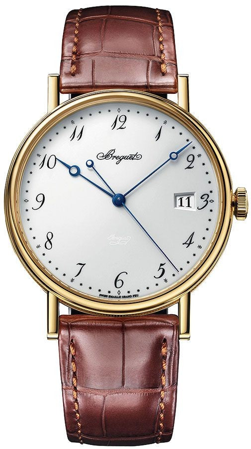 Breguet Classique Date Brown Leather Strap Men's Watch 5177BA/29/9V6