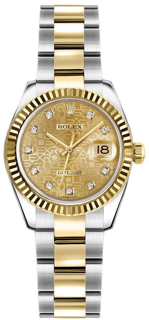 Rolex Lady-Datejust 26 Automatic Luxury Women's Watch 179173