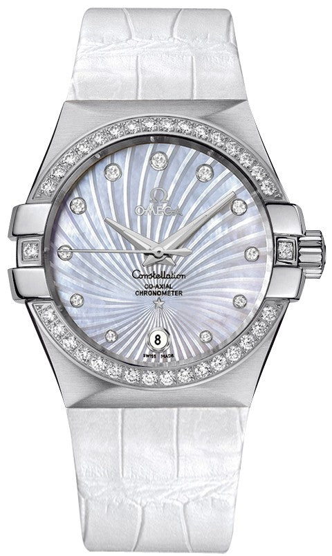 Omega Constellation Automatic Diamond Women's Watch 123.18.35.20.55.001