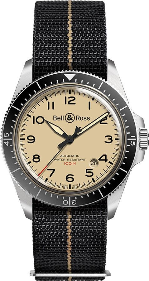 Bell & Ross Vintage Military Beige Men's Watch BRV292-BEI-ST/SF