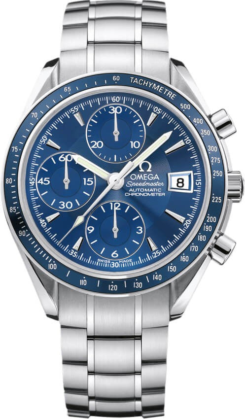 Omega Speedmaster 40mm Chronograph Blue Dial Men's Watch 3212.80.00