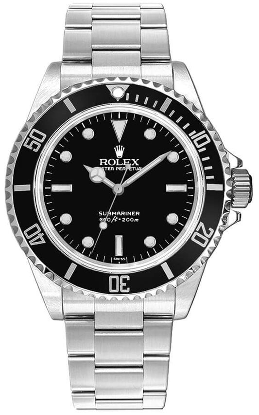 Rolex Submariner Black Dial Stainless Steel 40mm Men's Watch 5513