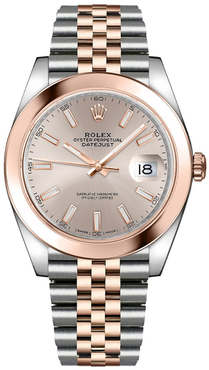 Rolex Datejust 41 Rose Gold & Steel Watch 126301-0010