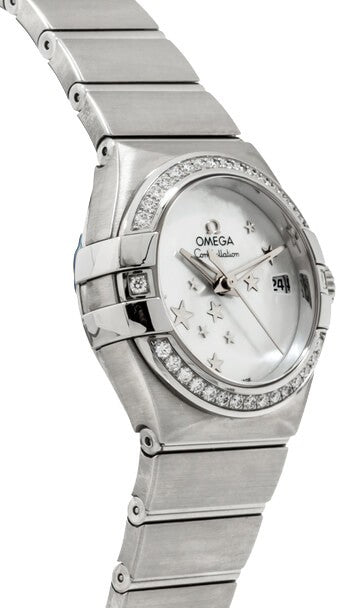 Omega Constellation Diamond 27mm Women's Watch 123.15.27.20.05.001