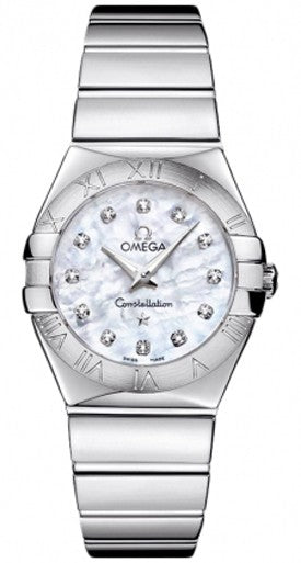 Omega Constellation Diamond Dial Luxury Watch 123.10.27.60.55.002