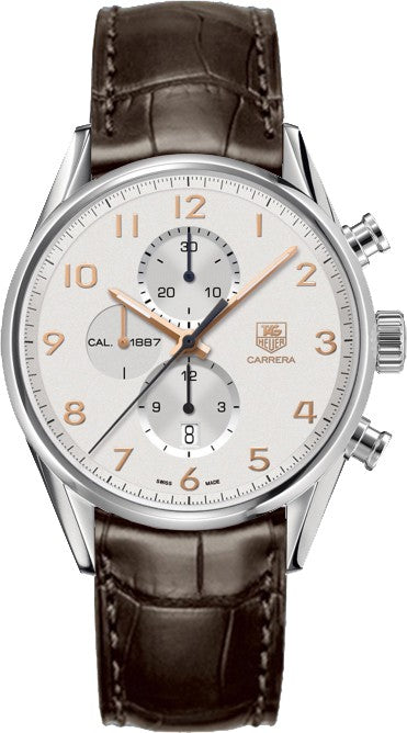 Tag Heuer Carrera Silver Dial Calibre 1887 Men's Watch CAR2012.FC6236