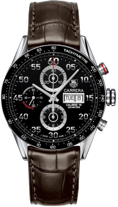 Tag Heuer Carrera Black Dial Men's Watch CV2A10.FC6236