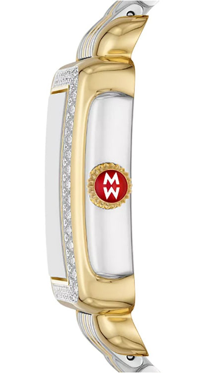 Michele Deco Mid Diamond Bezel Two Tone Women's Watch MWW06V000123