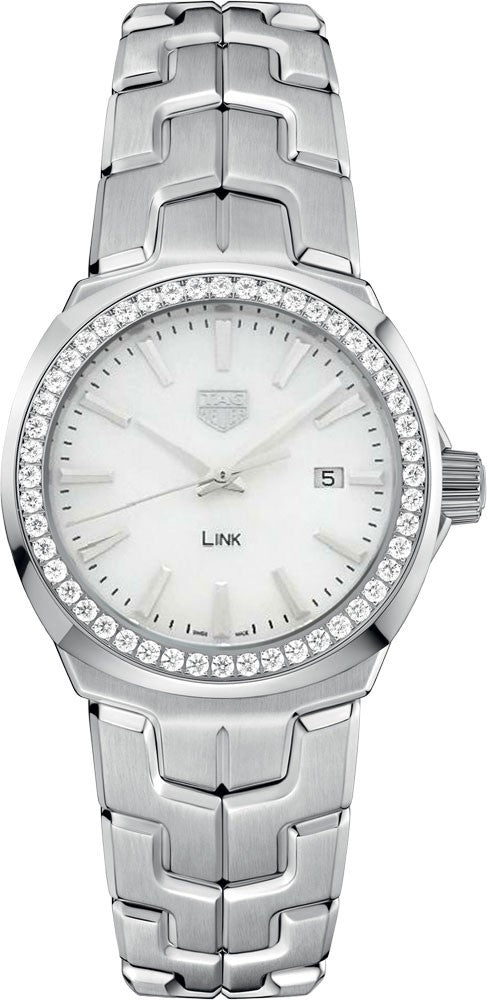 Tag Heuer Link 32m Pearl White Dial Ladies Watch WBC1314.BA0600