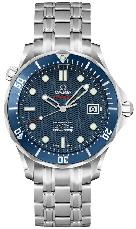 Omega Seamaster Blue Dial James Bond Stainless Steel Men's Watch 2220.80.00