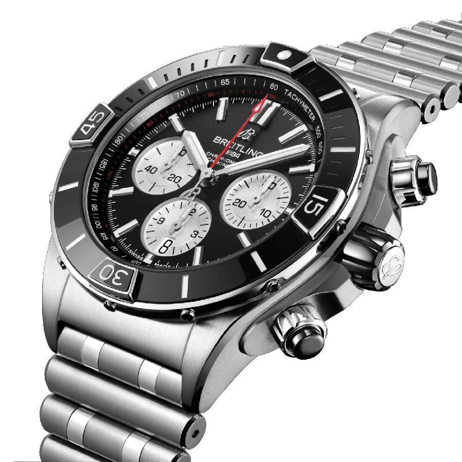 Breitling Super Chronomat B01 44 Steel Men's Watch AB0136251B1A1