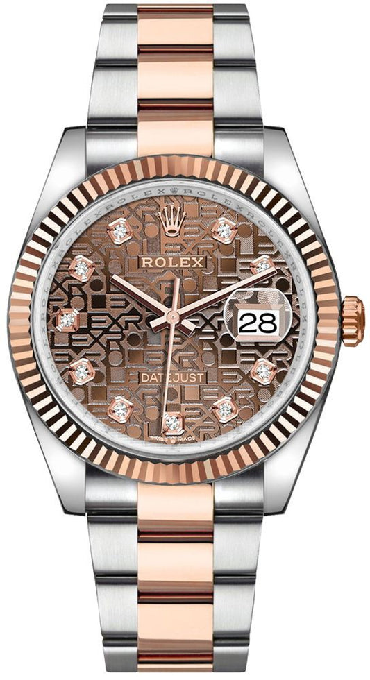 Rolex Datejust 36 Chocolate Jubilee Dial Watch 126231-0026