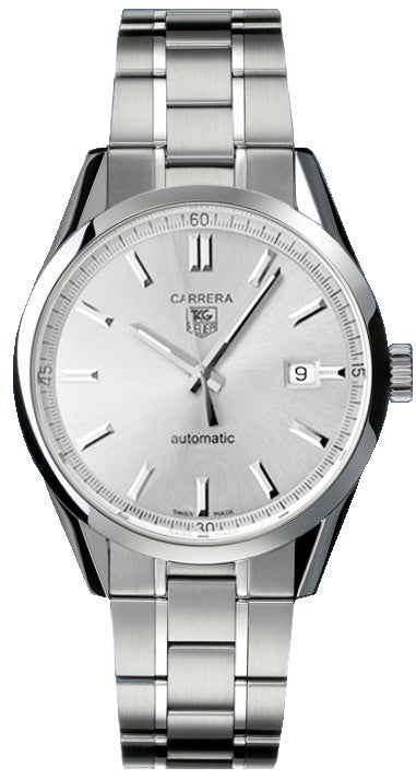 Tag Heuer Carrera Calibre 5 Steel Men's Luxury Watch WV211W.BA0787