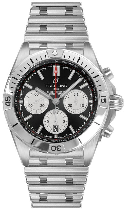 Breitling Chronomat B01 42 Black Dial Men's Watch AB0134101B1A1