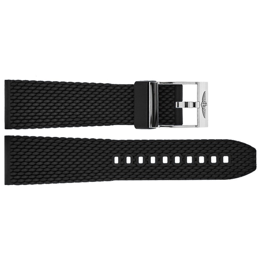 Breitling Aero Classic 24mm Black Rubber Strap 267S