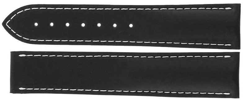 Omega 22mm Black Rubber Strap 98000296